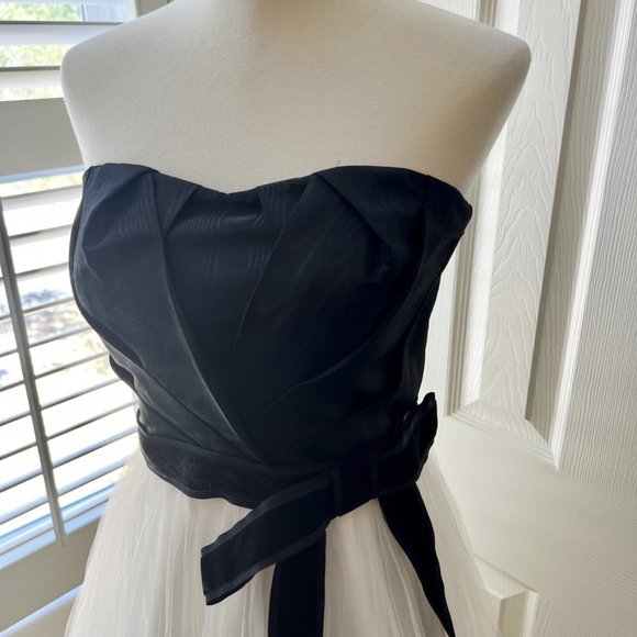 White House Black Market Strapless Tulle Party Dress - Picture 8 of 14
